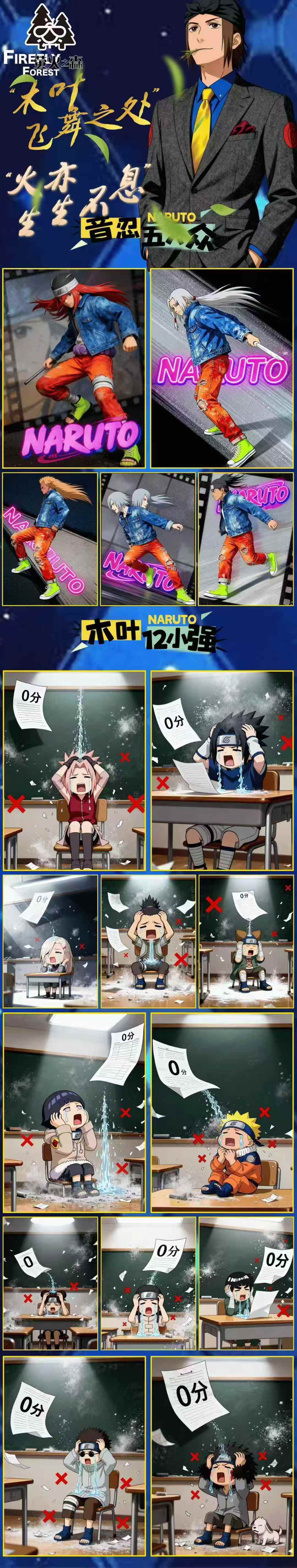 Yinghuo Naruto Acrylic Board Collection A6 Size