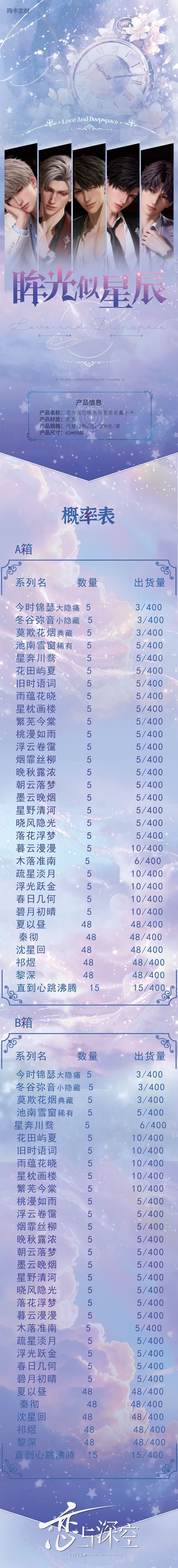 Maka Love and Deep Space Card Collection