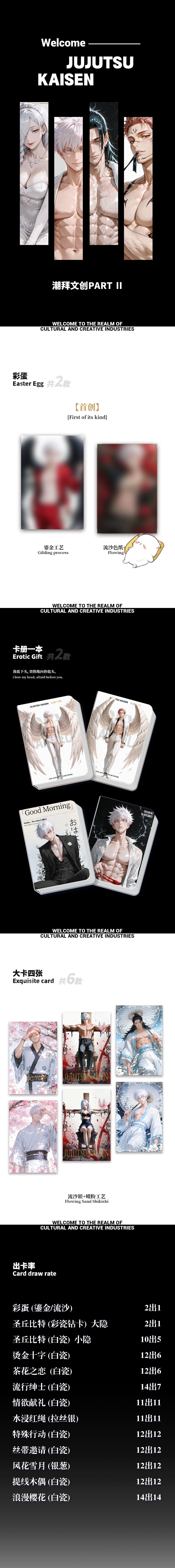 Chaobai JJK Acrylic Board Collection A6 Siz