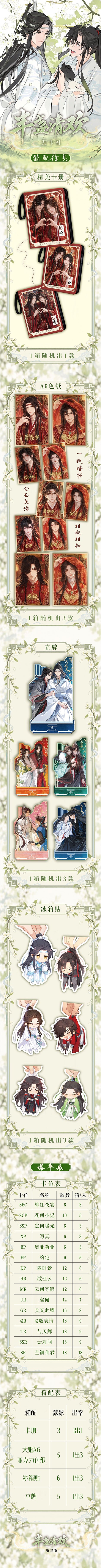 Wankashe MDZS TGCF Acrylic Collectible Card