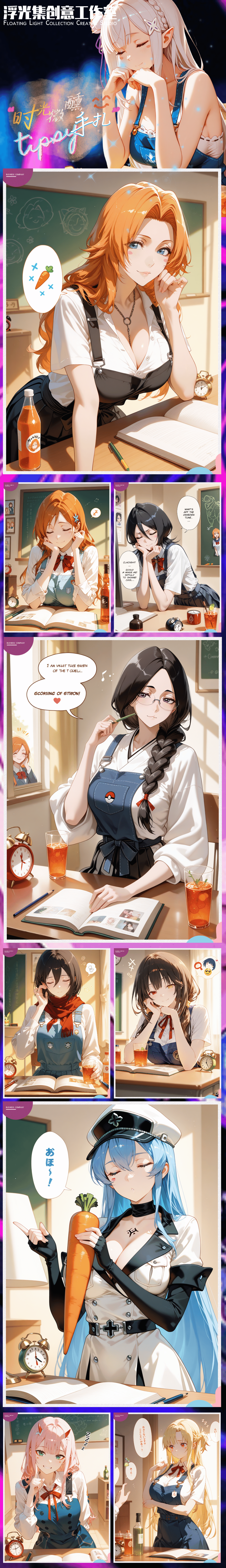 Floating Light Culture Waifu Board Collection A5 Size