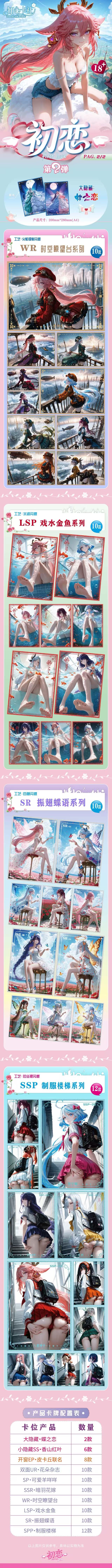First Love Spicy Waifu Board Collection A4 Size
