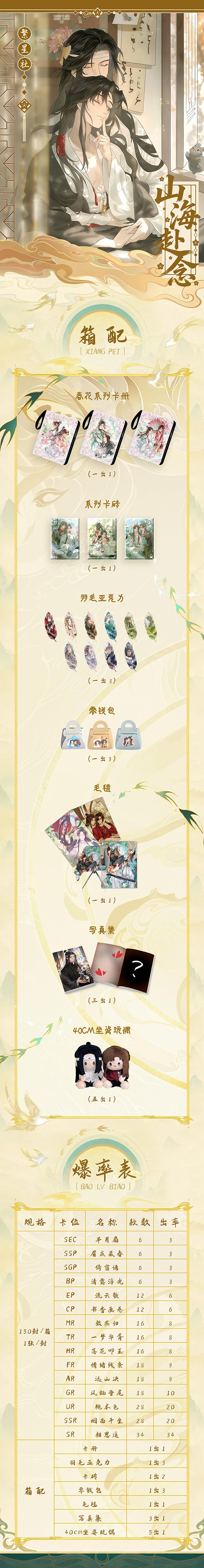 Fanxing V2 MDZS TGCF Acrylic Board Collectible Card Size