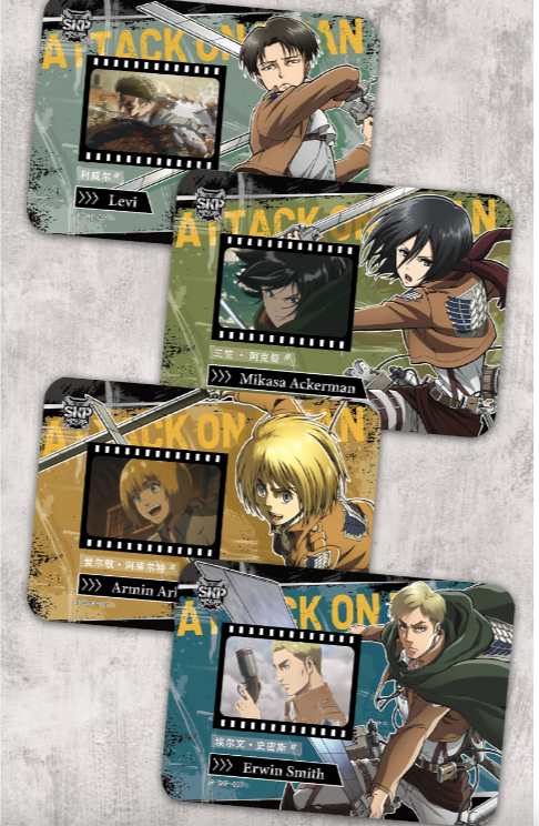 Attack on titan Wave 2 other anime Card