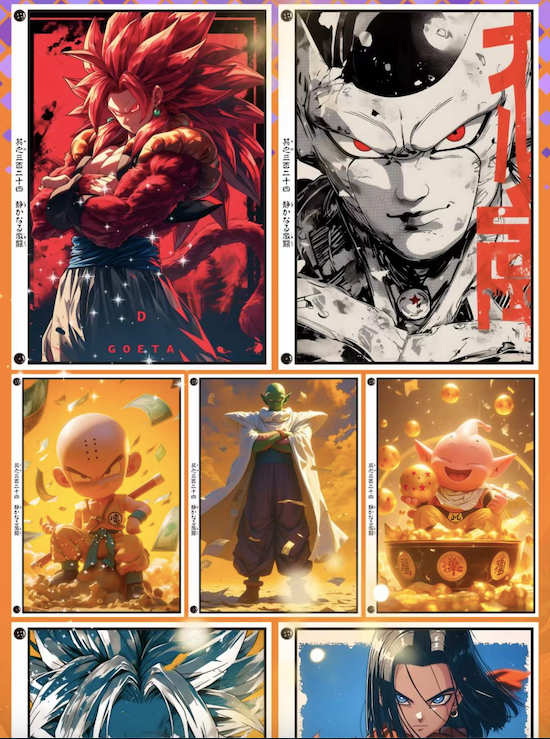 （fresh-sale）Crystal Culture Dragonball  card collection