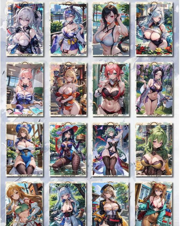 Hot hot waifu card collection (including onepiece)