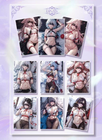 Flipped Card Waifu Collection A5 Size