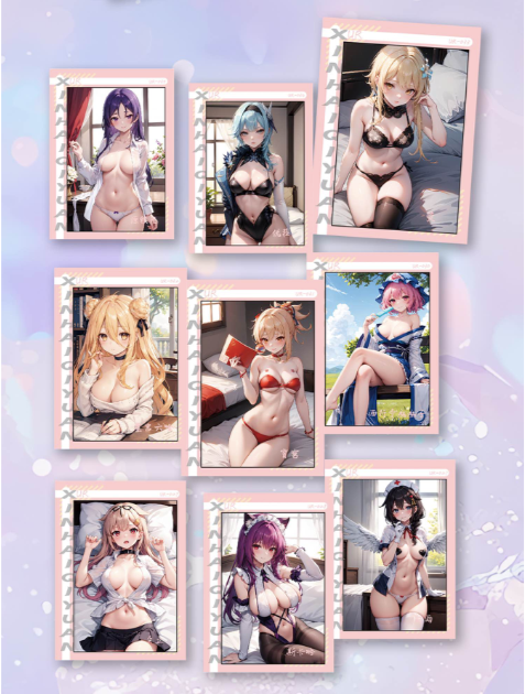 FUKA waifu card collection