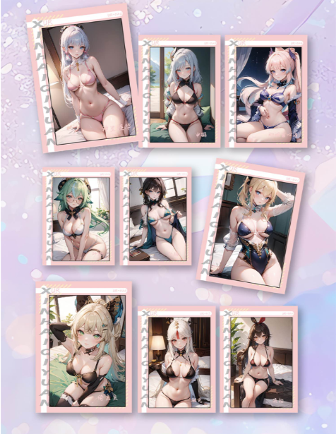 FUKA waifu card collection