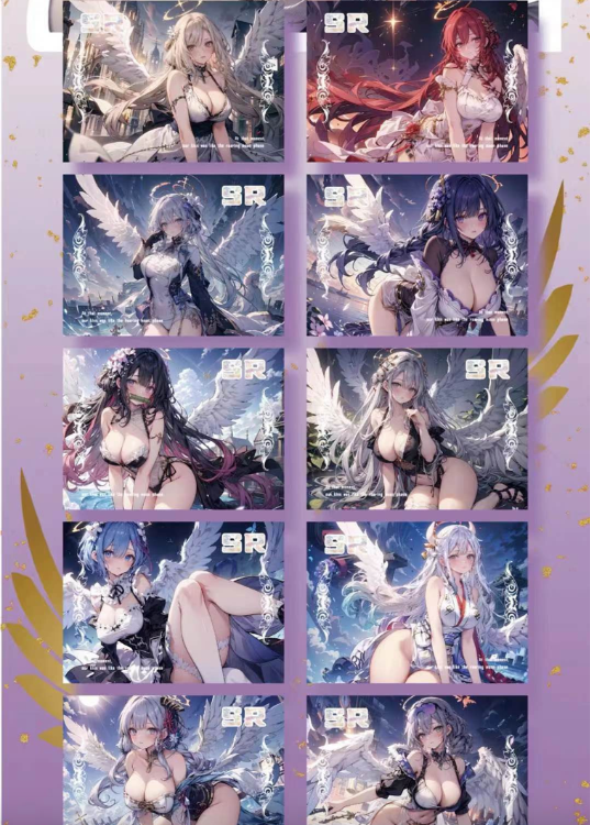 hot hot spicy wave 4 waifu card A6 size