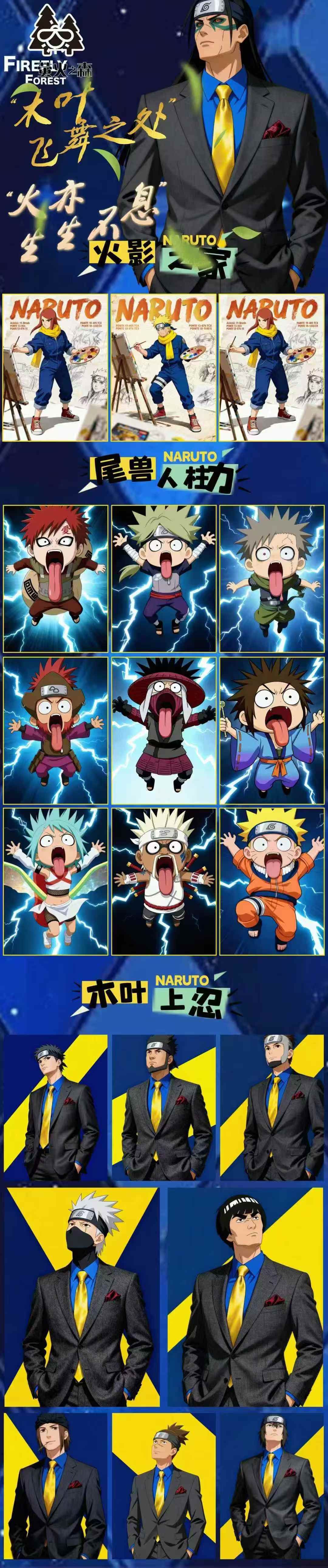 Yinghuo Naruto Acrylic  Board Collection A6 Size