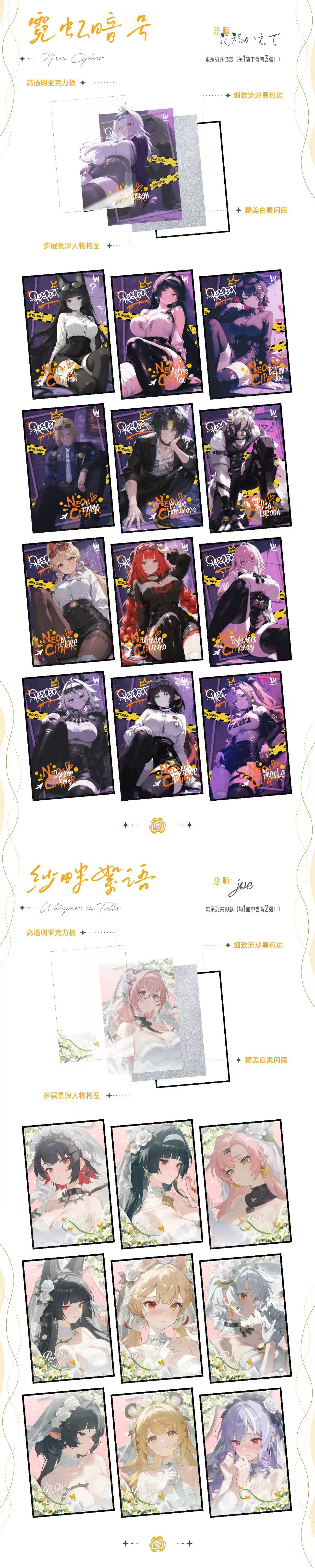 Fuhui Zenless Zone Zero ZZZ Acrylic Board Other Anime Collection A6 Size