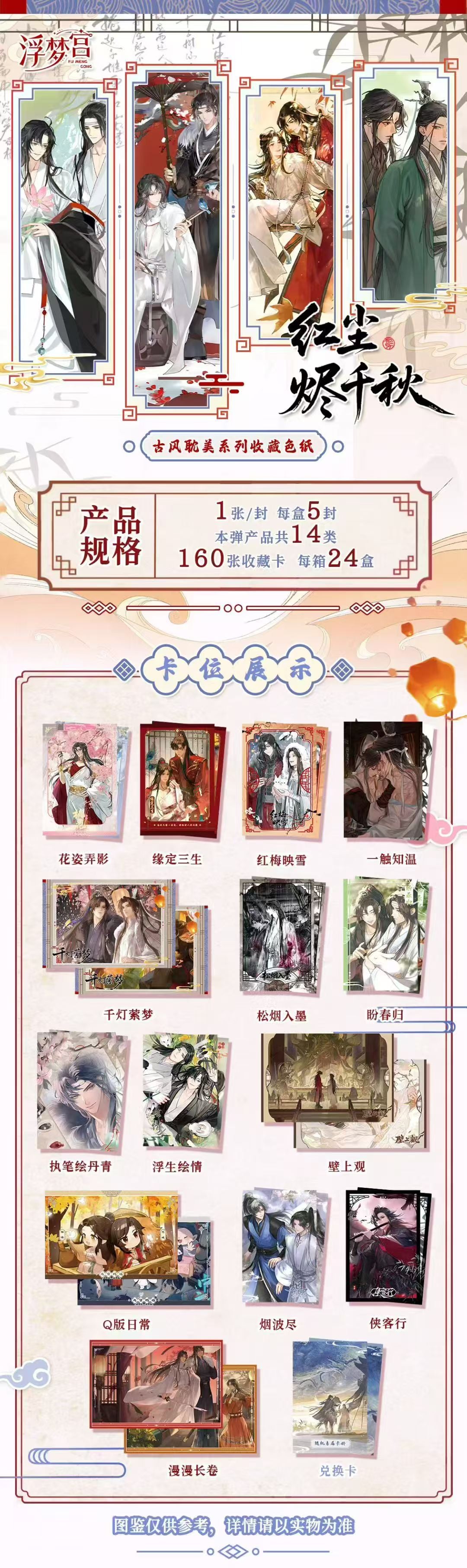 Fumenggong MDZS TGCF Acrylic Board Collection A6 Size