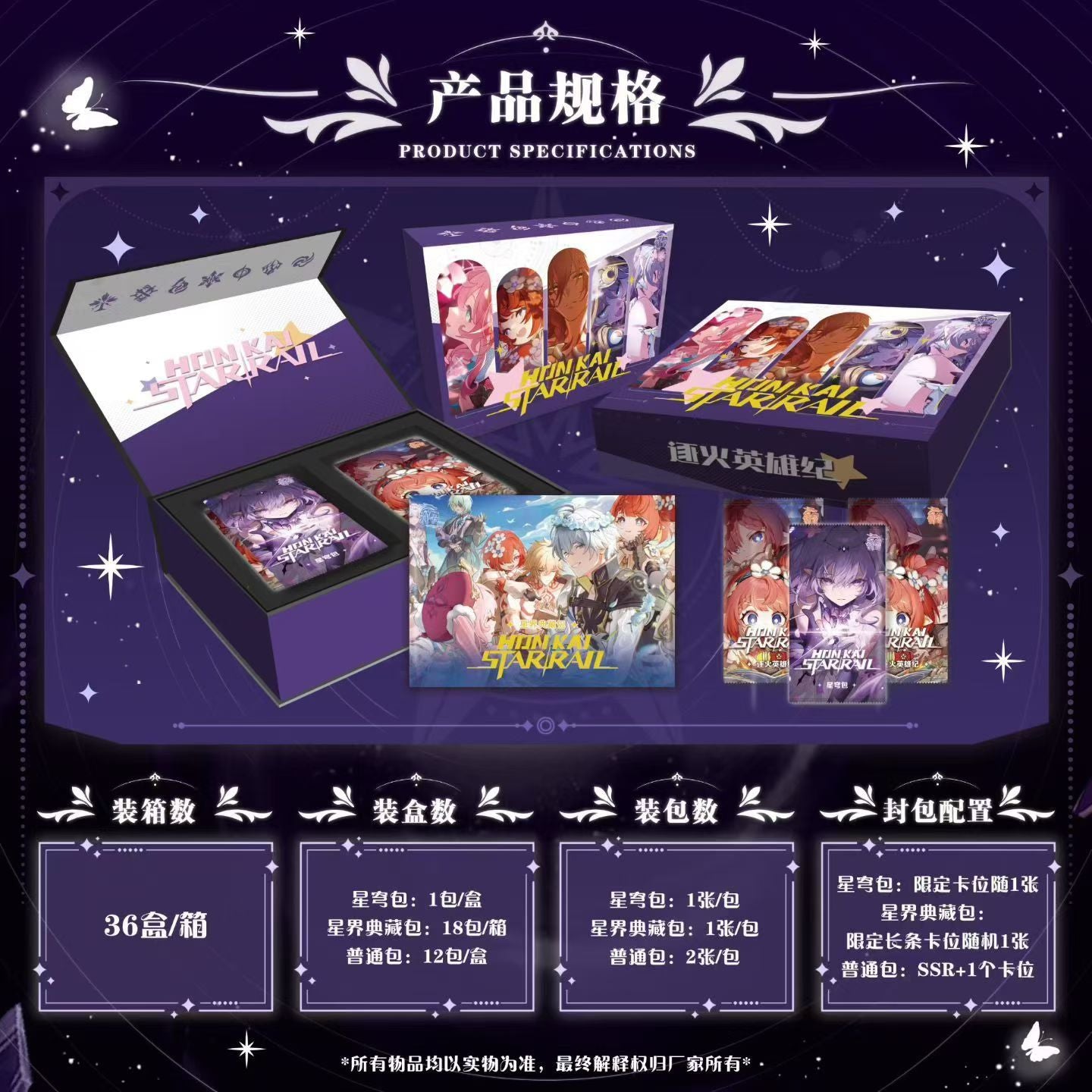 Zhuhuo HonKai Star Rail Other Anime Card Collection