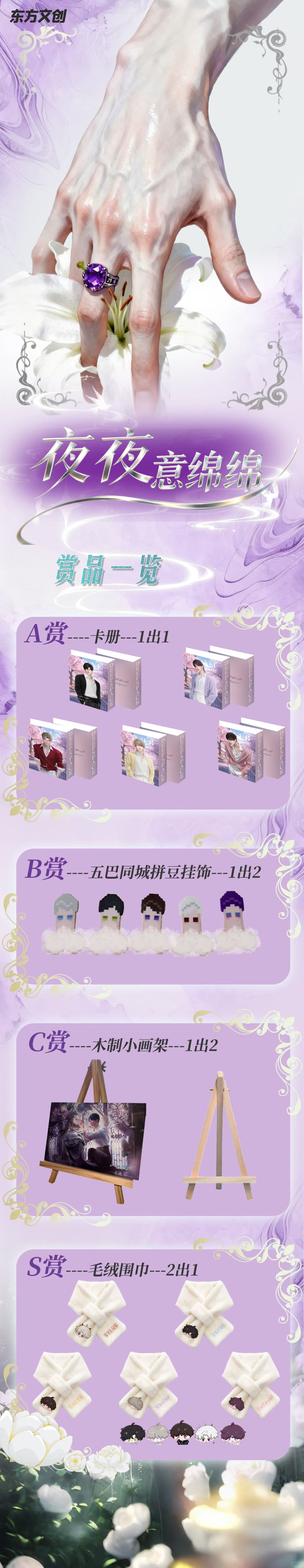 Jingxi Love and Deep Space Acrylic Board Collection Without Border A6 Size