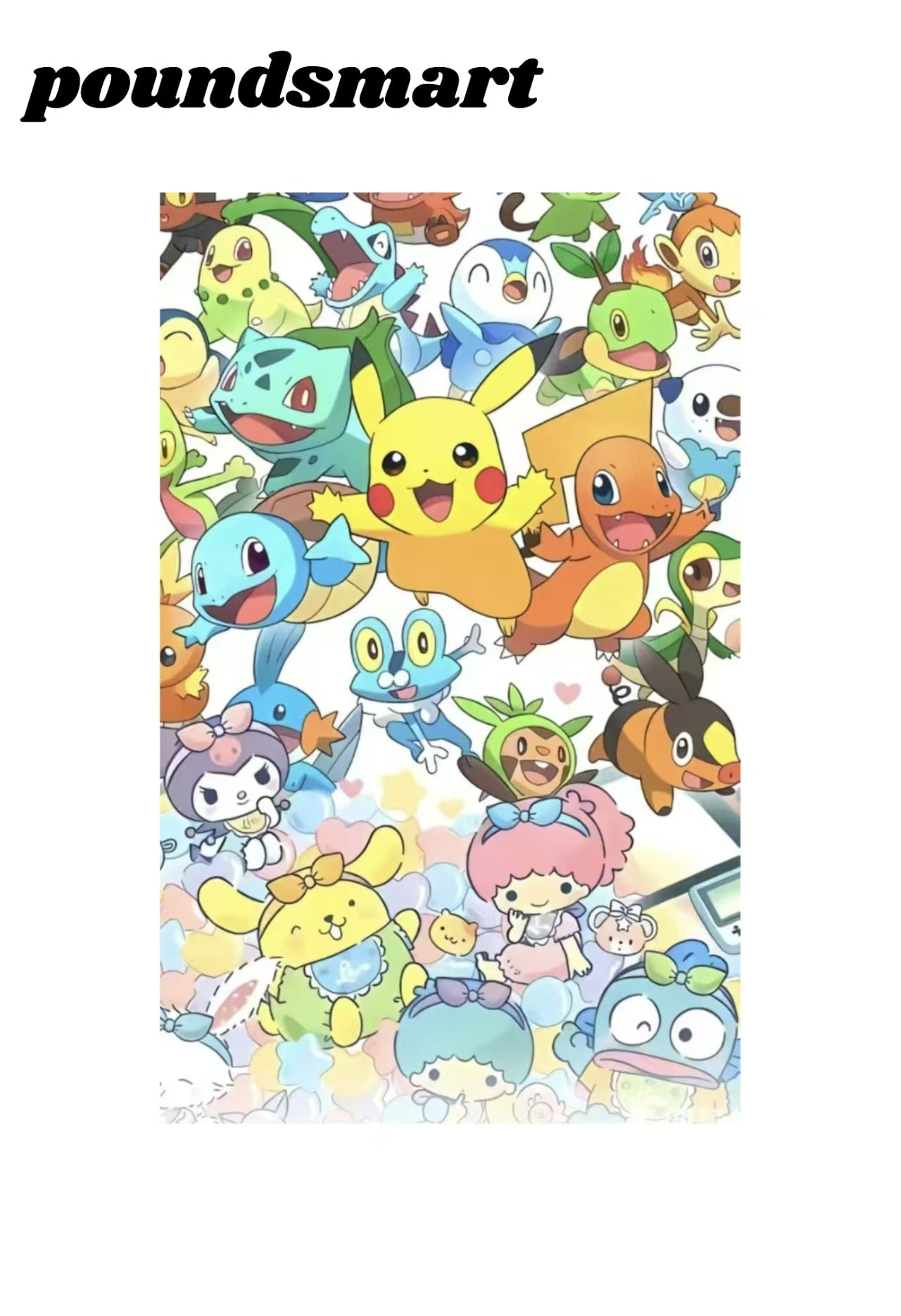 Kaola Pokemon Sanrio Peel Card Collection