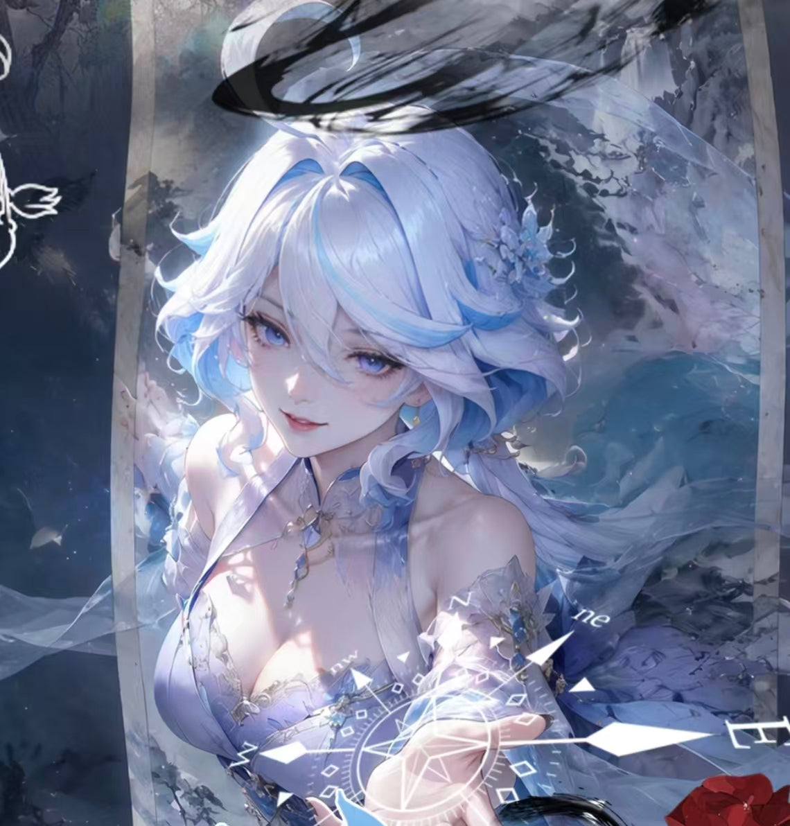 Jinghong Wave 6 Waifu Goddess Acrylic Board Collection A4 Card