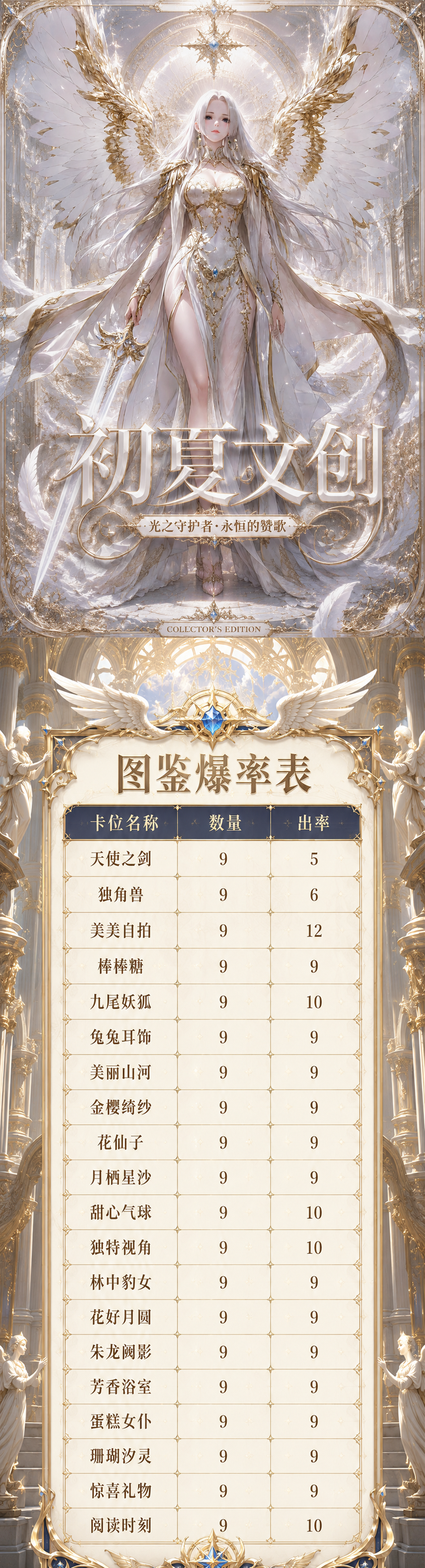 Chuxia One Piece Acrylic Board Collection A6 Card