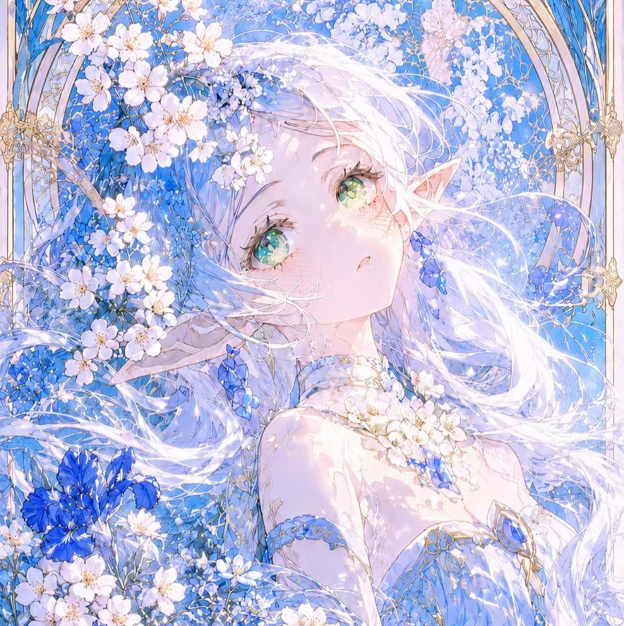 Huohu Frieren Acrylic Board Collection A6 card