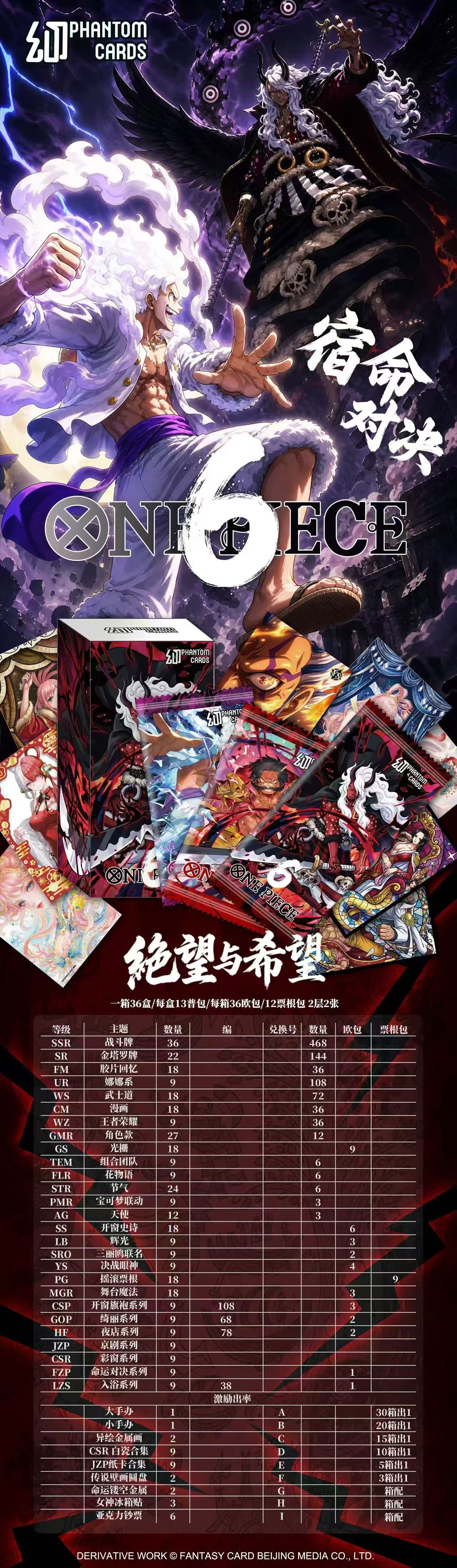 Phantom Cards  OnePiece Chapter Premium Collectible