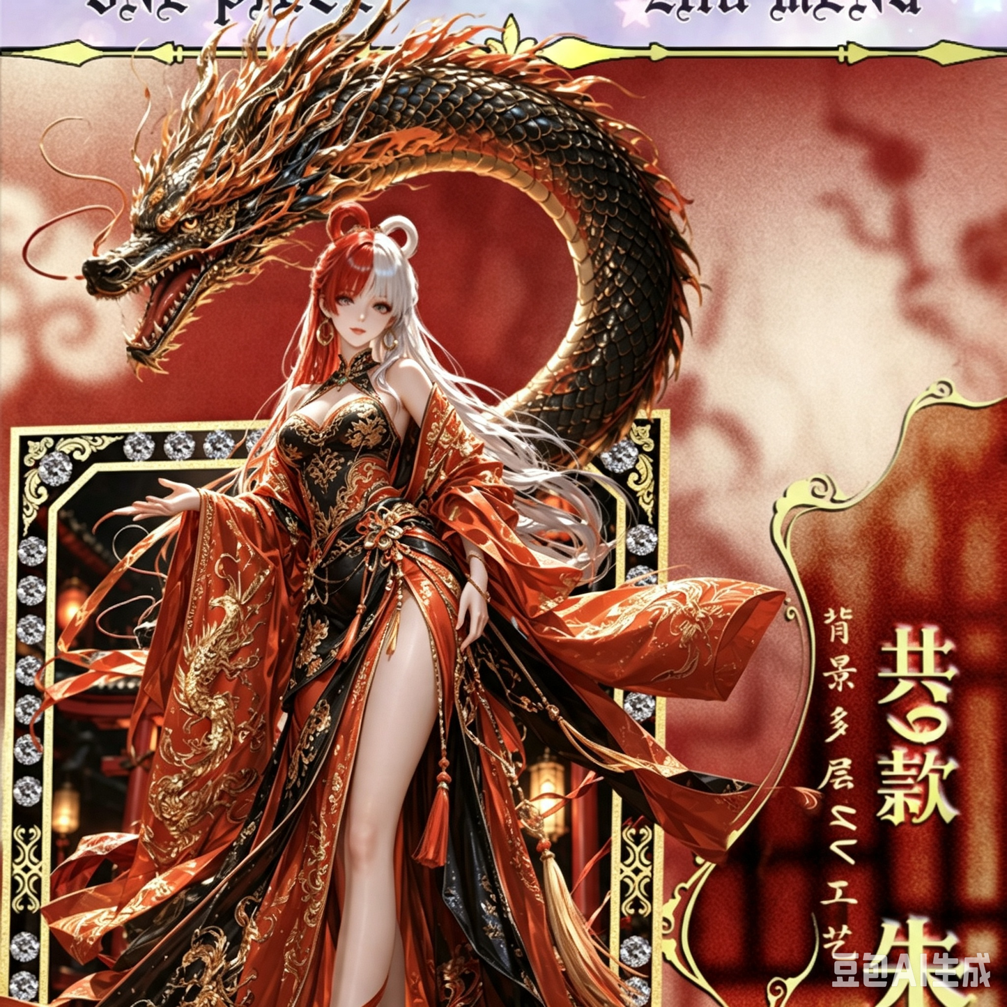 Zhumeng One Piece Diamond Metal Collectible Card