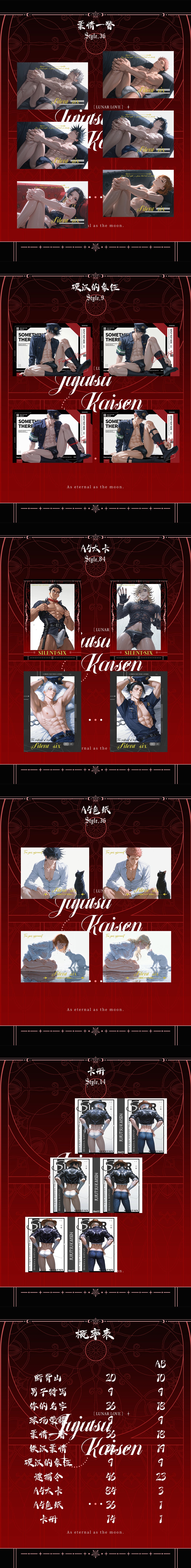Wusheng JJK Acrylic Board Collectible A6 Card
