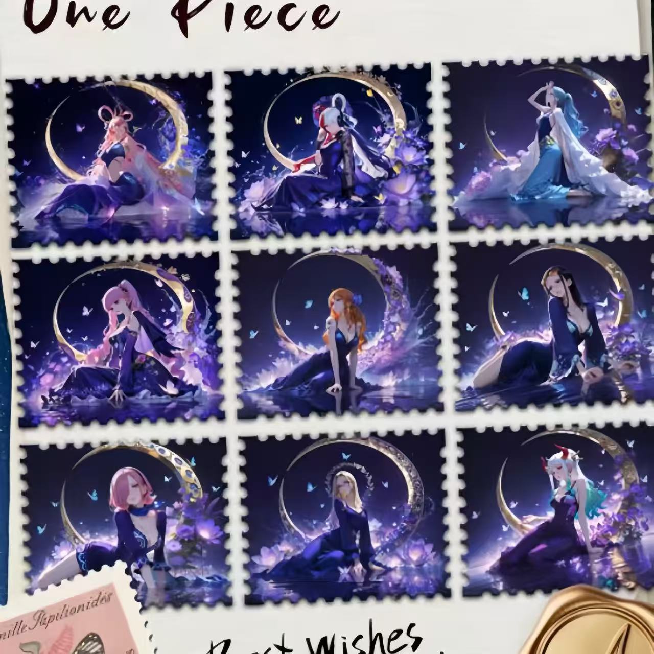 Fusheng OnePiece Metal Stamp Slab Collectible Card