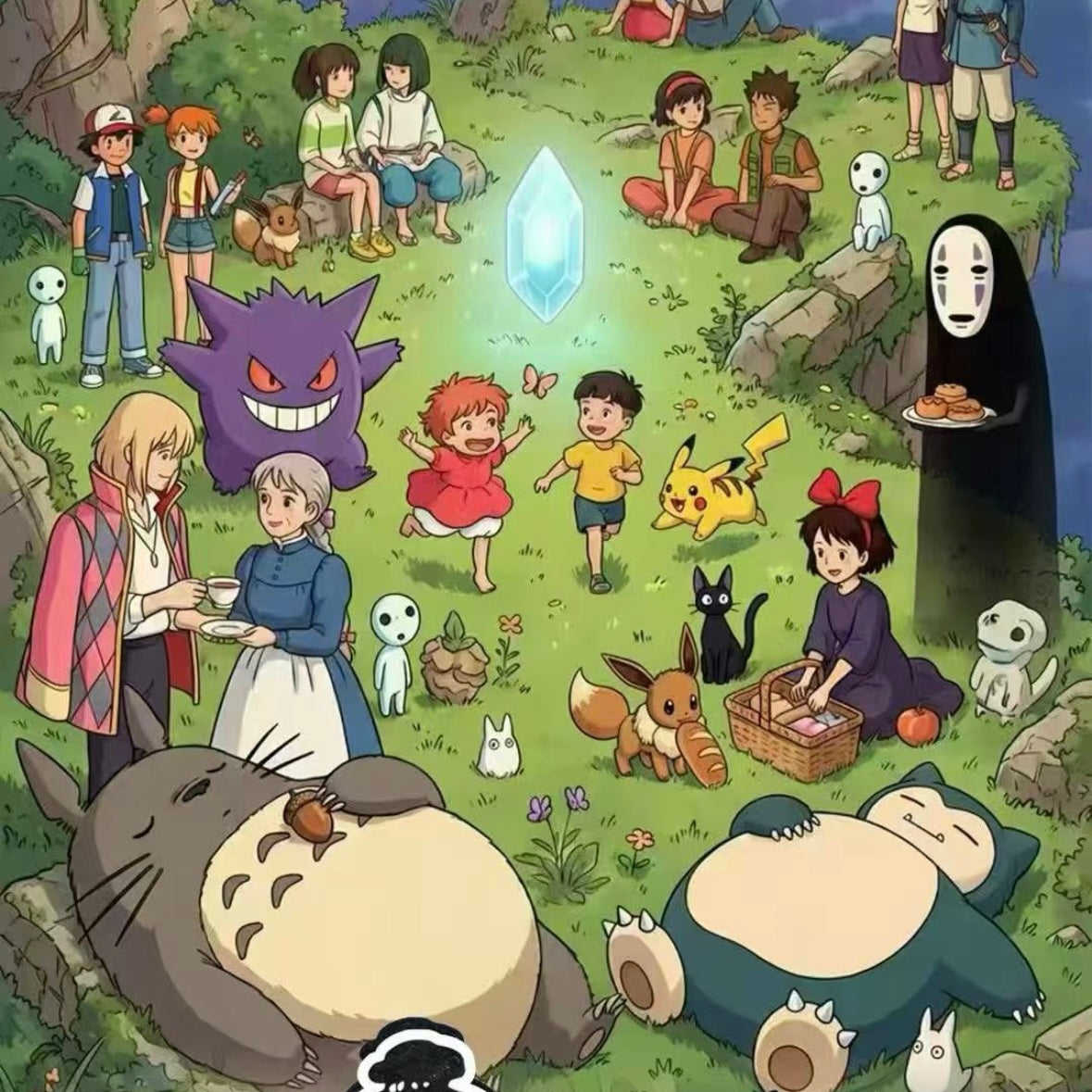 Suhe Miyazaki Pokemon Collectible Board A6 Card