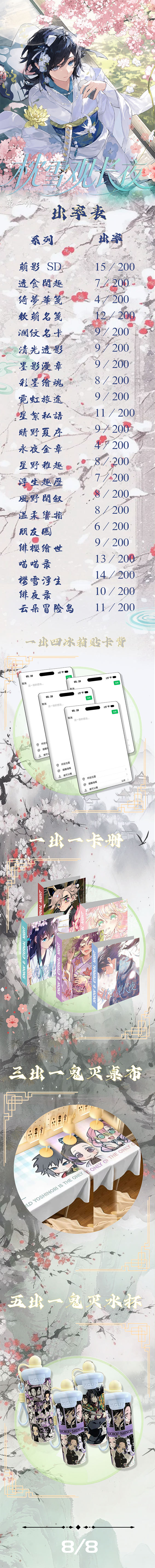 Xiaomang Demon Slayer Jelly Collectible Card