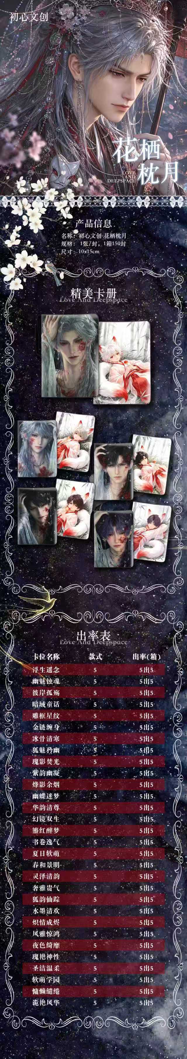 Chuxin Love and Deep Space Collectible Card A6