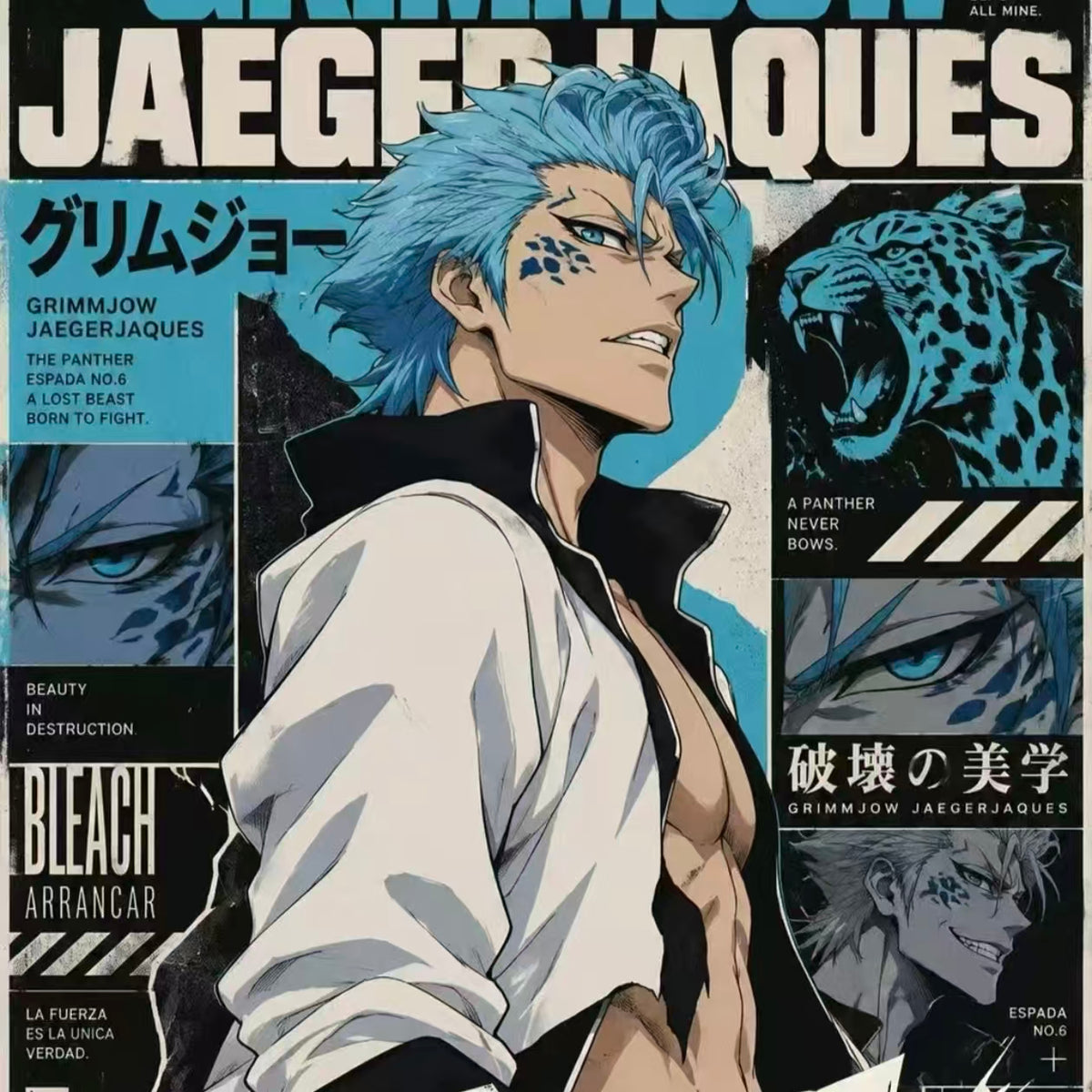 Fuzhuo Bleach Acrylic Board Collectible A6 Card
