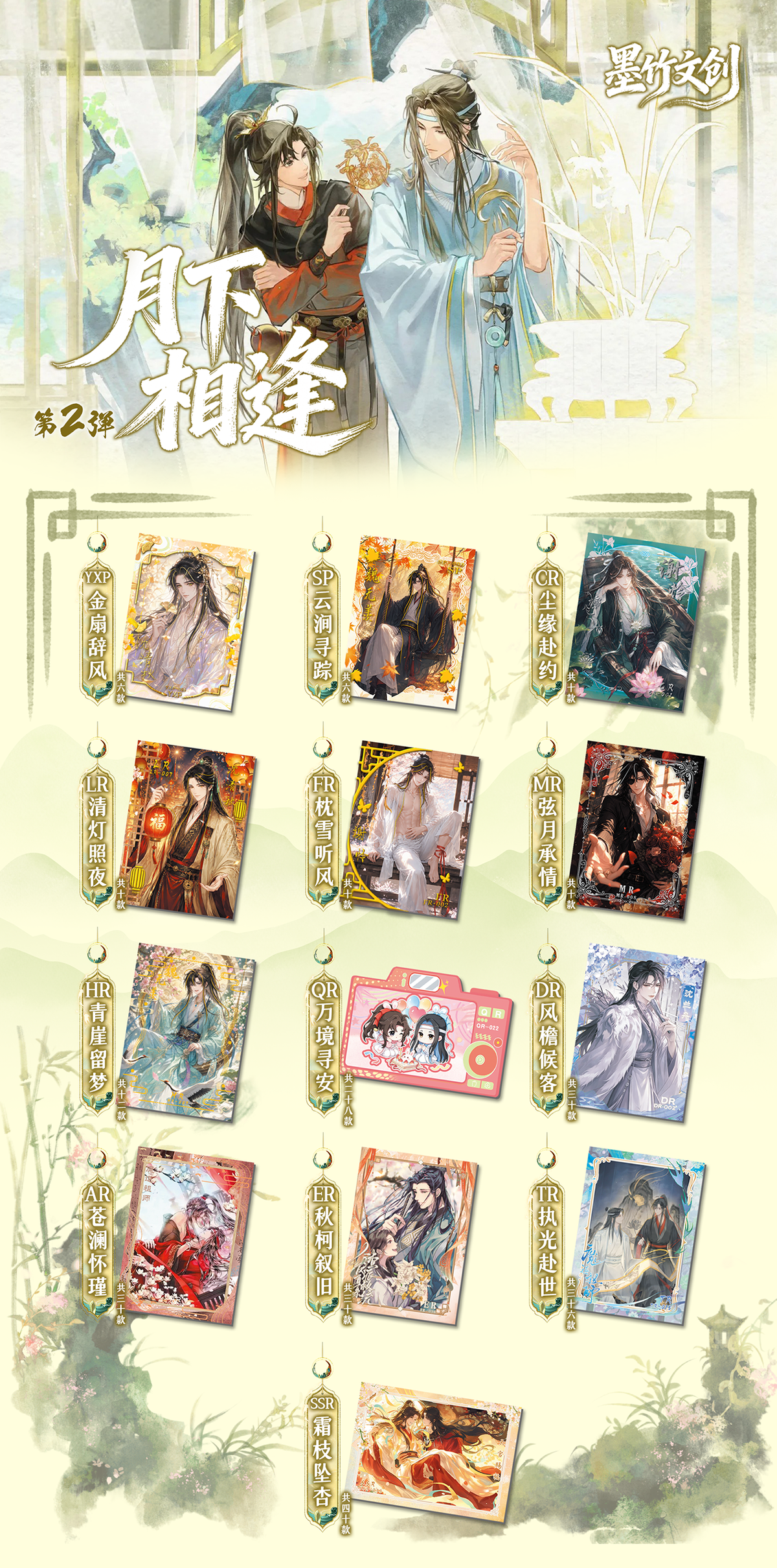 Mozhu MDZS TGCF Vol.2  Acrylic Collectible Card