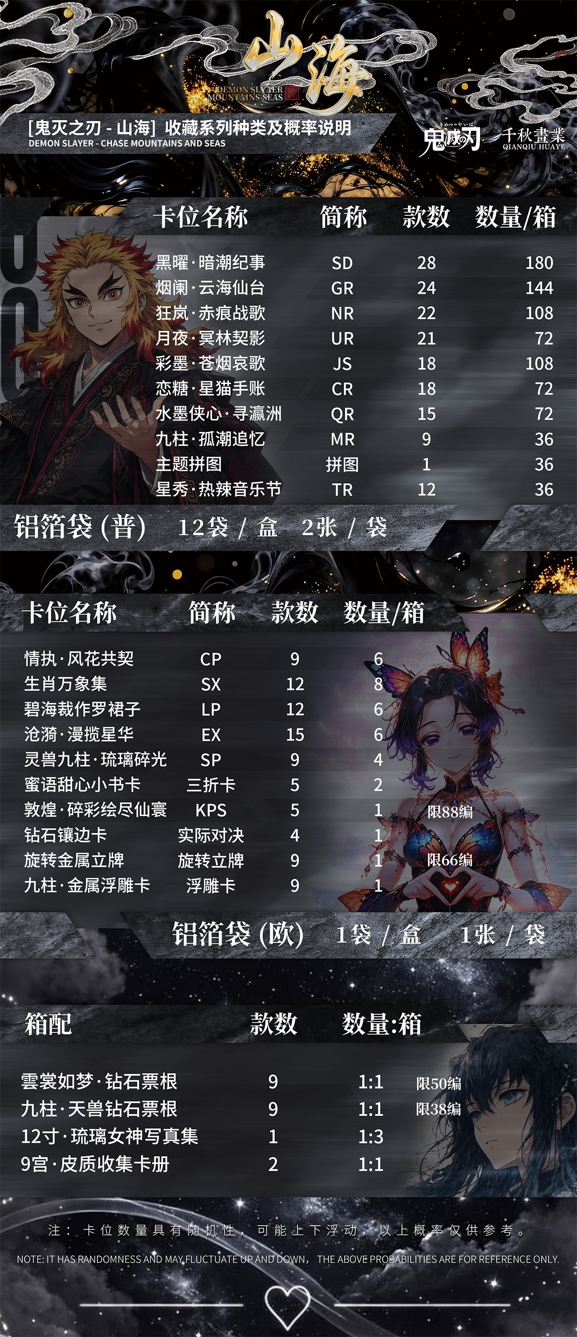 Qianqiu Mountains Seas Demon Slayer Collectible Card