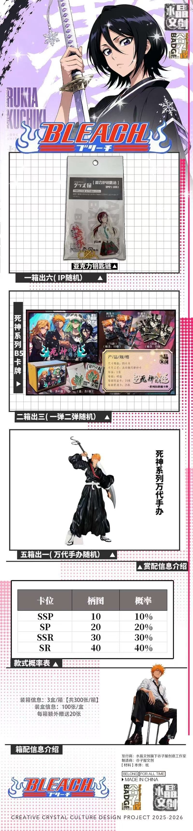 Crystal Bleach Peel Collectible Card