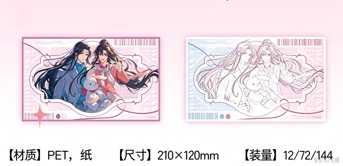 Official Guangbo MDZS Acrylic Accessories Card
