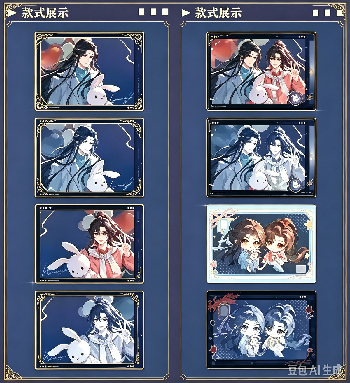 Official Guangbo MDZS Acrylic Accessories Card