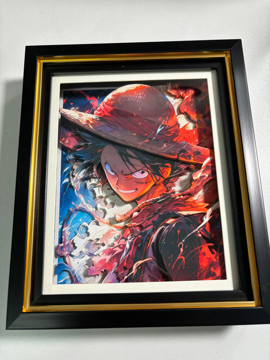 Anime 3D Frame One piece