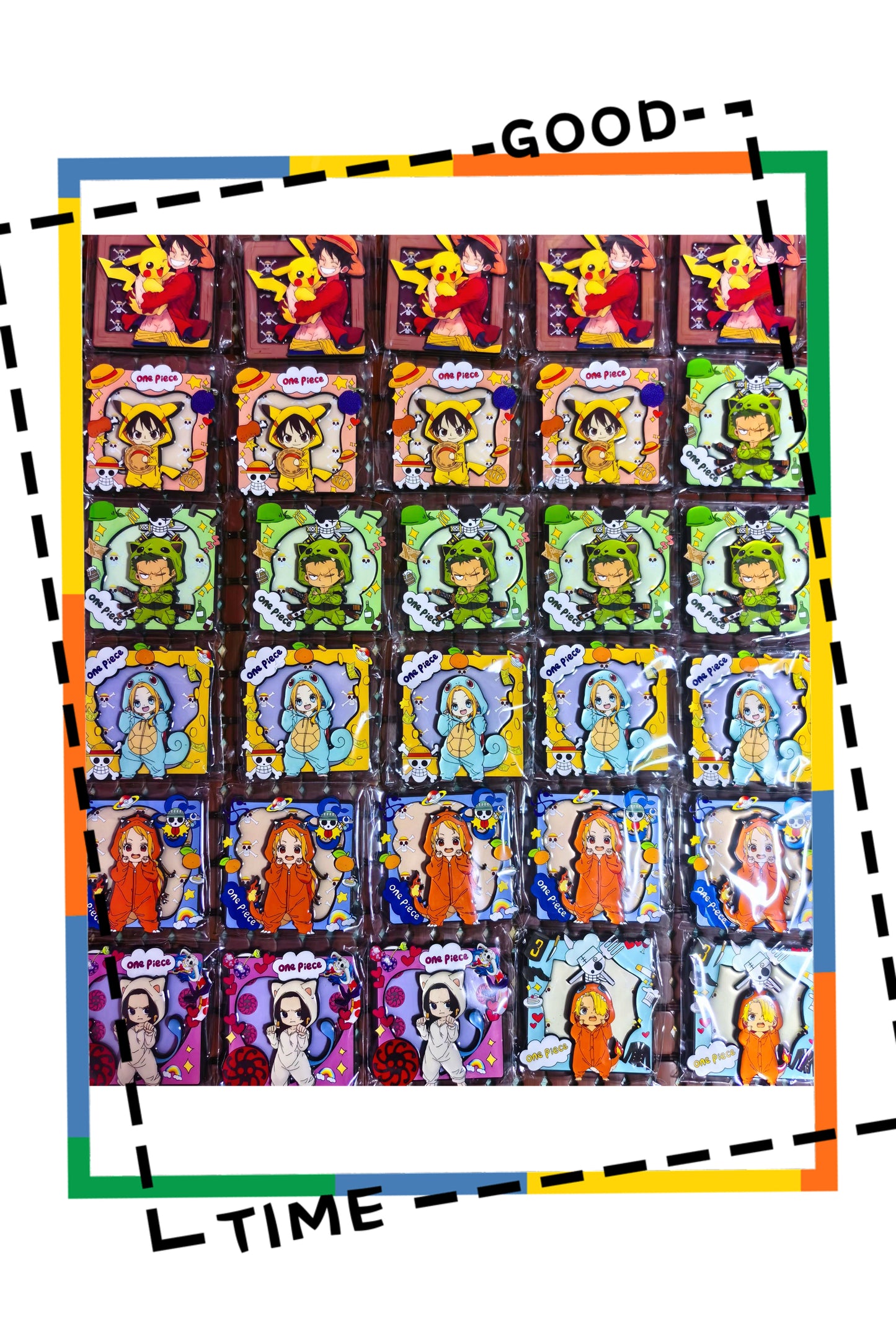 One Piece Jelly Fridge Magnet Collection No Dupe 3.5*3.5 inches
