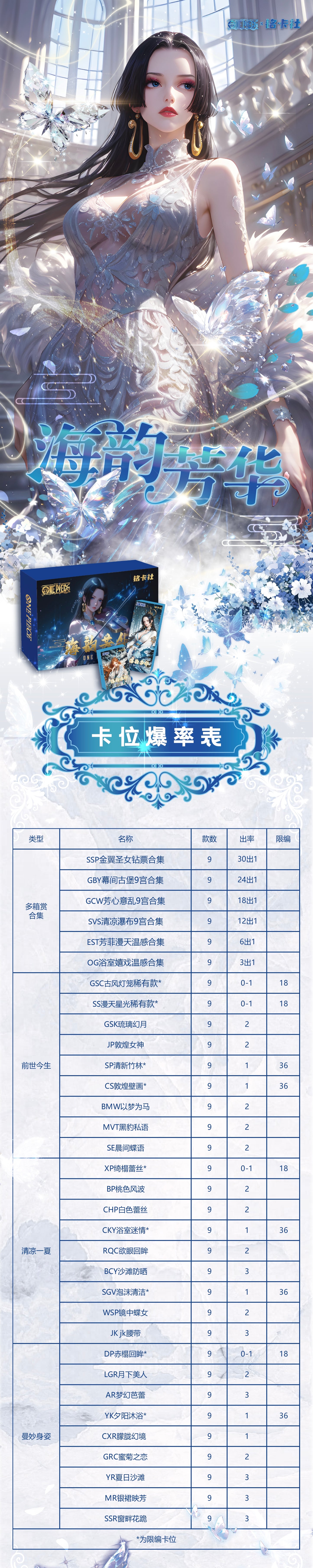 Mingkashe Onepiece Diamond Metal Card Collection