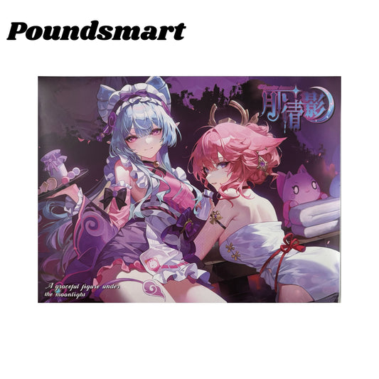 Moonlit Beauty Spicy Waifu Card Collection A5 Size