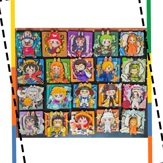 One Piece Jelly Fridge Magnet Collection No Dupe 3.5*3.5 inches