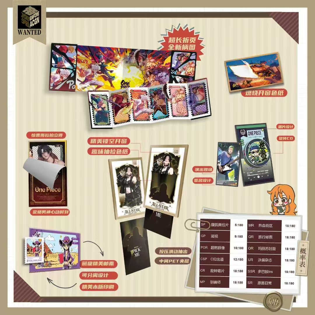 Empire One Piece Acrylic Board Collection A6 Size