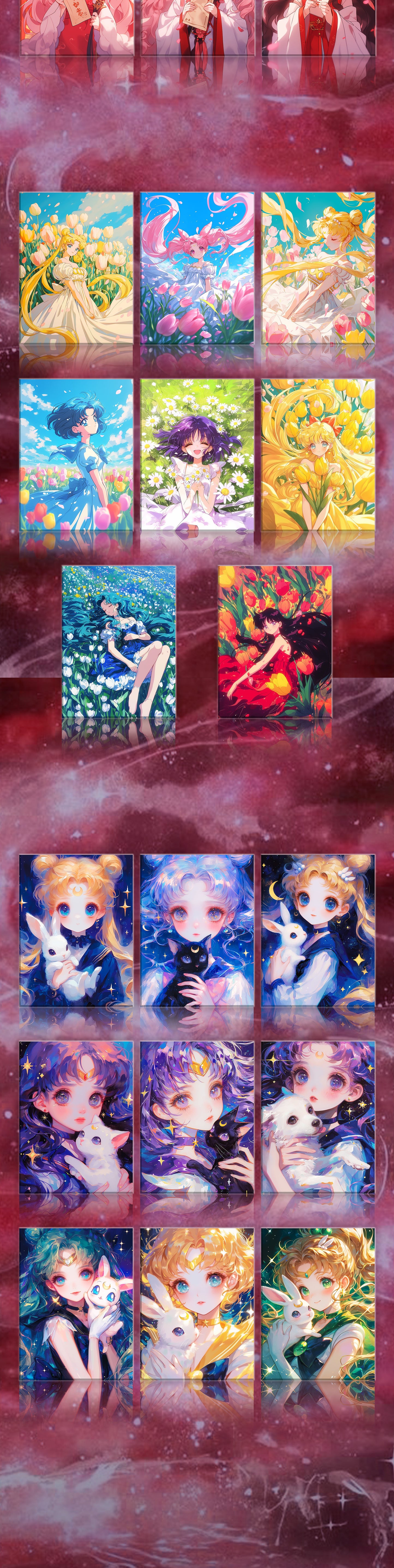 Winter Sailor Moon Acrylic Board Collection A5 Size