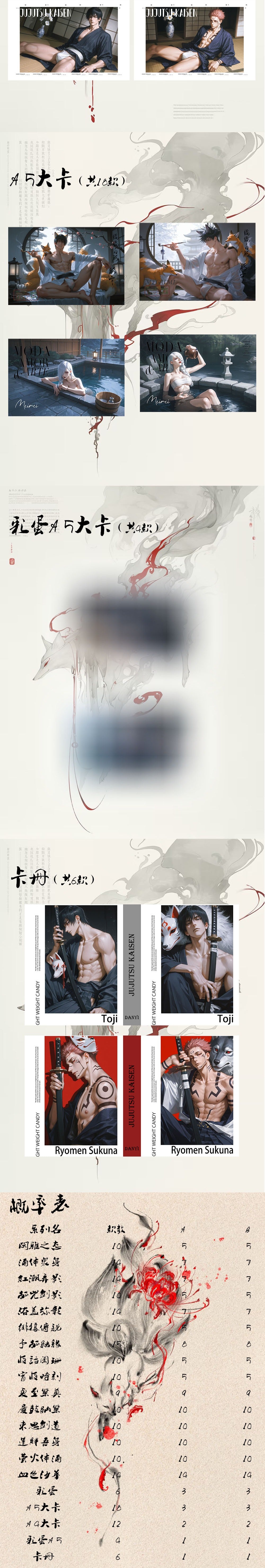 Youmi JJK Acrylic Board Collection A6 Size