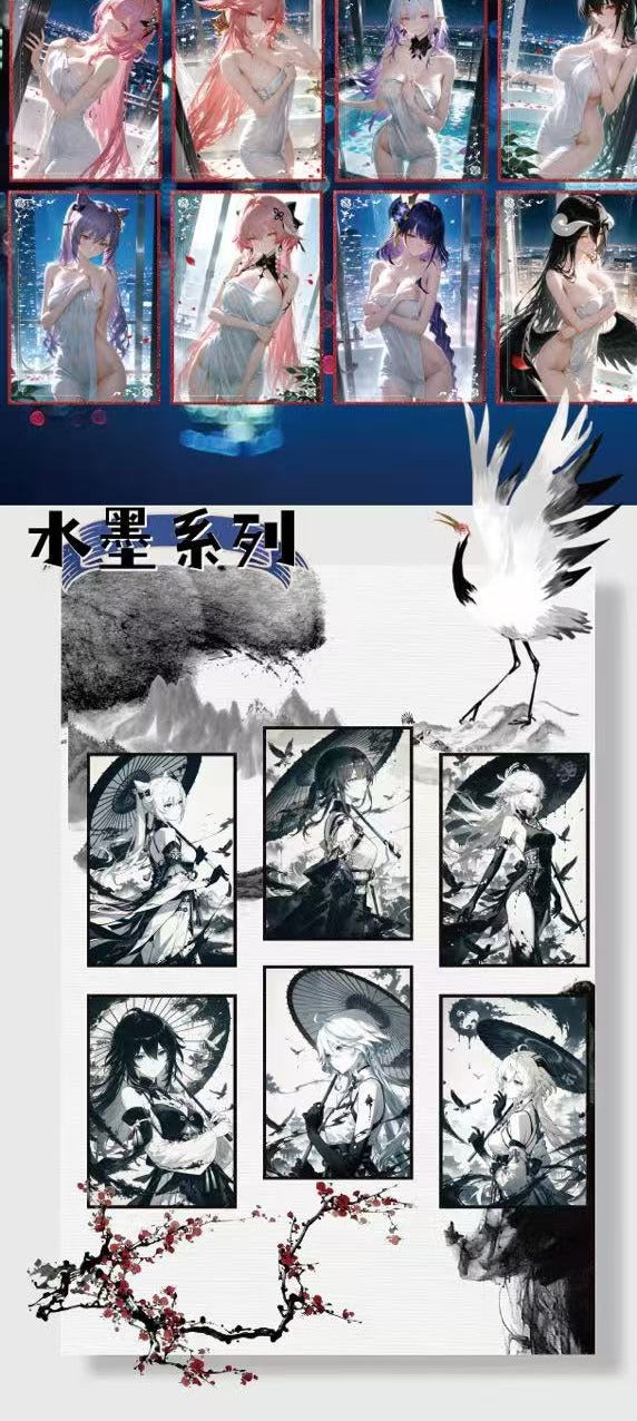 Summer Time Spicy Waifu Card Collection A4 Size